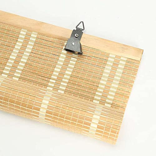 Bambus römische Rollos 70 % Verdunklungsvorhänge für Terrasse/Tür Innen/Außen Sonnenschutz Vorhang anpassbare Dekorationsoption