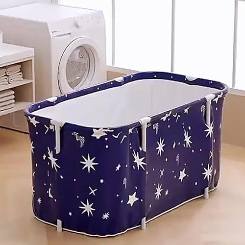 Foldable Tub - Rectangular Shower Tub | Hot Weather Bath Bucket | Portable Rectangular Bathing Bucket for Adults & Children | Tub for Camping, Travel, Hot Weather, Outdoor Shower, Bathroo