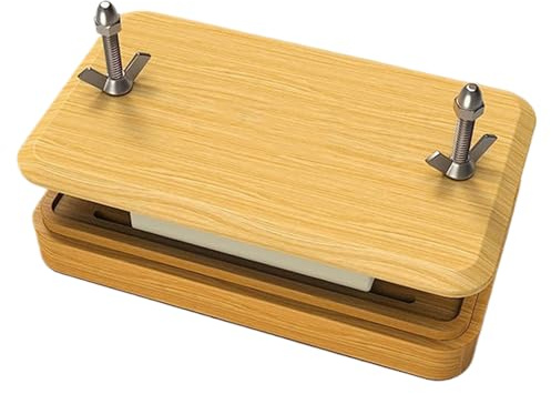 Prensa de extracción de líquidos: dispositivo de exprimido manual, red de filtrado | Clasificador de cocina versátil, componente de secado de alimentos sólidos, estación profesional de procesamiento d