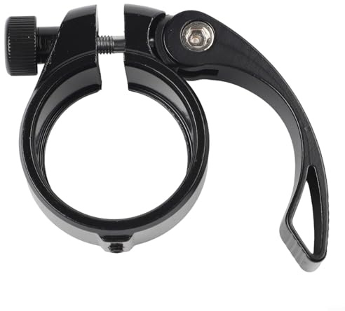 CNANRNANC Collier de serrage de tige de selle de vélo 38 mm à dégagement rapide pliable fabriqué à partir d'alliage d'aluminium résistant à l'usure pour une utilisation à long terme pour VTT, route