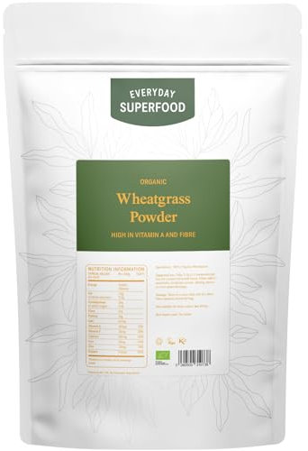 Everyday Superfood Organic Wheatgrass Powder 50g | High-Grade EU Grown Wheat Grass | Green Juice Powder