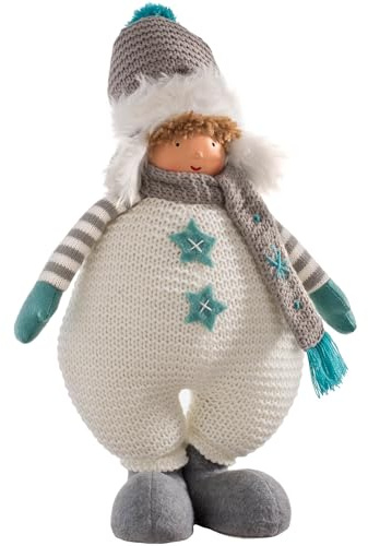 WeRChristmas Dekofigur, Weihnachtsmann, stehend, 44 cm, Mehrfarbig