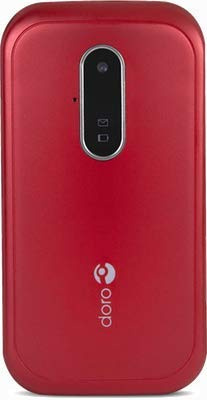 Doro 6620 Unlocked 3G Clamshell Big Button Mobile Phone for Seniors with 2.8 Screen, Emergency Button and GPS Positioning