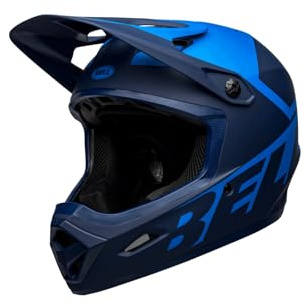 BELL Transfer Adult Full Face Bike Helmet - Matte Blue/Dark Blue (2023), X-Large (59-61 cm)