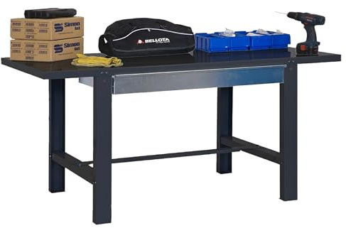 SimonRack Arbetsbord Verkstad, Arbetsbänk, 1 Låda, Lastkapacitet 600 kg, Åtgärder 830x1800x730 mm, Antracit