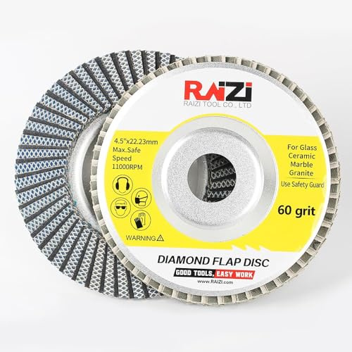 Diamantlamellskiva, slipskivor, skivor för sten, plast, glas, metall, kakel, 115 x 22,23 mm (#60)