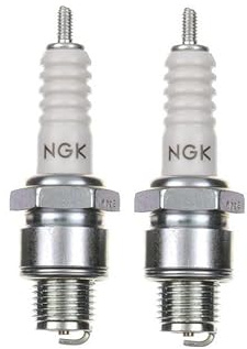 2x Zündkerze B8HS passend für BMW R25–R69, Derbi Atlantis/Variant/Vamos, Hercules K50/Optima/RX-9 - Zündkerzenset 2 Stück für Roller, Moped, Motorrad