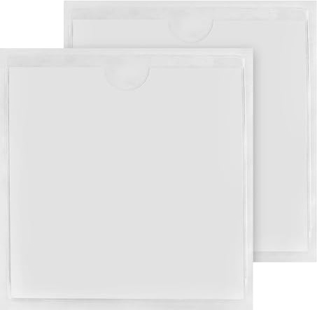 Tabanzhe 2 soportes para permisos de coche para parabrisas, transparente autoadhesivo, funda protectora trasera adhesiva, para billetes, tarjetas de discapacitados, notas, insignias