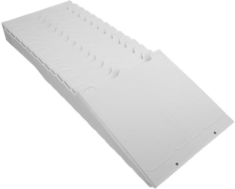 STOBOK Zeitkartenhalter Garagenaufbewahrung Materialkartenregal Wandmontage Kartenhalter Lagerorganisation Bürousinformationssystem Dokumentenhalter Ausweishalter Zeitkarte Halter