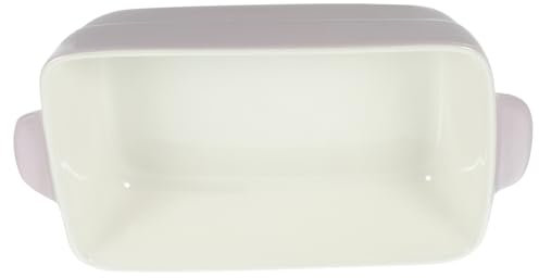 PAMINGONO Enameled Baking Tray Non-Stick Oven Roasting Dish Binaural Handle Multi-use Bakeware for Birthday Cake Cheesecake