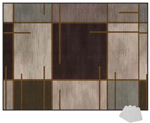 Tkuhknag 120 x 80 cm Alfombra para Bateria Electronica - Alfombras Acusticas Alfombrilla para Batería Insonorizada para Caja de Bombo Instrumentos Musicales Alfombrilla - Alfombra de Tambor