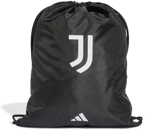 Juventus Adidas Draw String Gym Bag Black White Camo - One Size