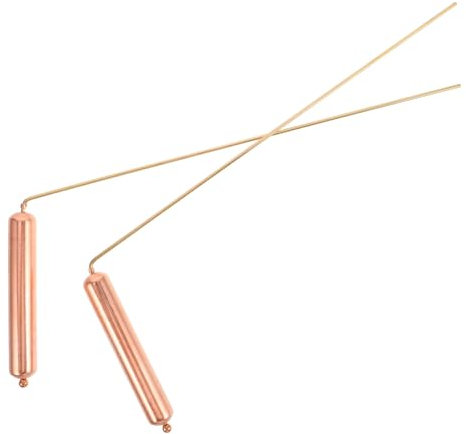 Baguette de Sourcier 2 Pièces en Cuivre, Outil Précis de Divination
