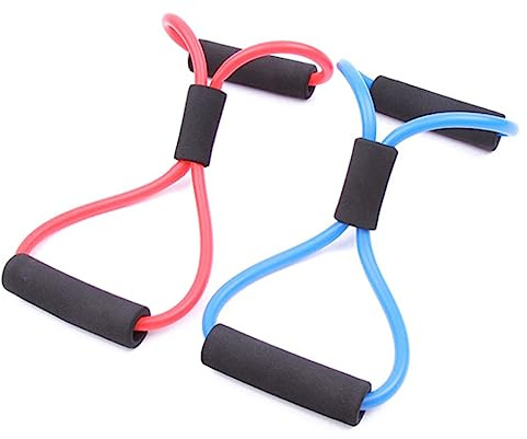 HOODANCOS Arrancador Bandas de Resistencia de Resistencia Bandas Que Hacen Ejercicio Banda elástica ejercitador de músculos pectorales Bandas de Entrenamiento Cofre Rojo