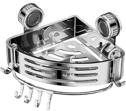 Étagère de douche d'angle - Étagère de douche - Organiseur de salle de bain - Bac d'échecs de caisse - Organisateur mural pour salon, salle de sel, chambre à coucher, cuisine, garage, toilettes