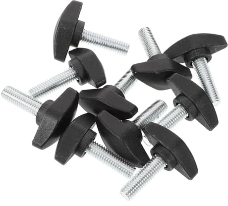 minkissy 10 Stück Teiliges Mikrofonhalter Schrauben Verstellbar Langlebige und PP Materialien Kompatibel mit Mikrofonstativ Klemmen für Präzise Winkelanpassung bei Aufnahmen