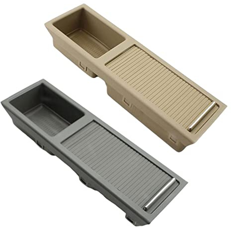 Halter Mittelkonsole Einsatz Ersatz Tray Innenraum Zubehör für b-m-w E46 (Grau)