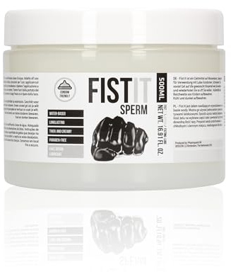 Shots Fist It PHA099 - Lubrifiant Faux Sperme - À base d'eau - 500 ml