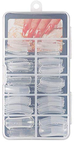Bluesky Nail Forms for Nail Extensions, Dual Forms, Acrylic Nail Tips - Set of 100