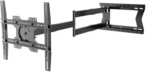 Physix 2120 Long arm TV Wall Mount for 32-75 inch Screens | Extra Long Extension up to 47 inch | Heavy-Duty TV Mount Holds up to 77 lbs | Full-Motion, swivels up to 180° | Max. VESA 400x400