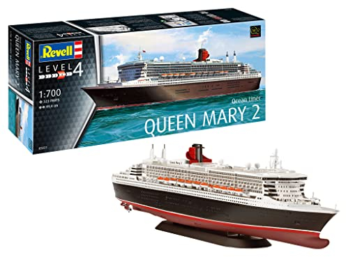 Revell 05231 Ocean Liner Queen Mary 2 1:700 Scale Unbuilt/Unpainted Plastic Model Kit