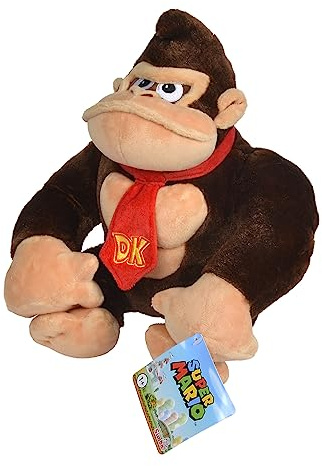 Simba 109231531 - Super Mario, Donkey Kong Gosedjur - Nintendo® Super Mario, Donkey Kong som Gosedjur, 27 cm, Från 0 månader