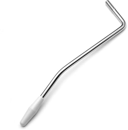 harpfeas 6 MM Thread Tremolo Arm Electric Guitar Tremolo Arm Thread Metal Single Tremolo Arm Whammy Bar with Tip for Stratocaster Electric Guitar Tremolo System (Chrome)