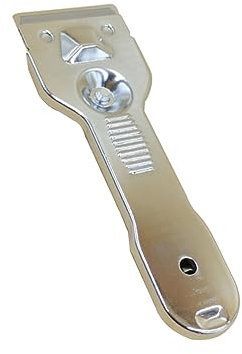 ULTECHNOVO Raspador De Vitrocerámica Limpiador Cuchillas Ergonómico Alta Resistencia Botón Acanalado Para Talleres Escuelas Oficinas Casa