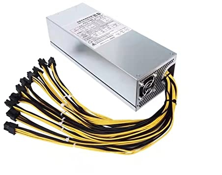 KLVN 200 0W 160V-240V ATX ETH BTC Alimentation minière d'alimentation minière Puissance 10 Pcs 6pin 1 2V GPU Pouvoir ETH RIG Ethereum Miner S9 S7 L3 +