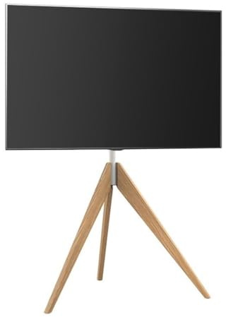 Soporte Tv Soporte Television Soporte De Madera Para TV Con Trípode Para Televisores De 32 A 65 Pulgadas, Soporta Hasta 88 Libras, Soporte Giratorio Para Piso Para TV, Soporte De Piso Para TV Ajustabl