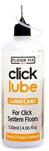 Click Lube by Floor-Fix Pro - Specialist Floor Lubricant For GROOVED Floating Floors - Reduces Squeaky Floors - 1 Room Pack - Made in UK