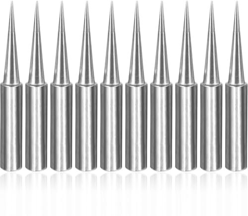 CJQRL 10 Pezzi Punta per Saldatore, Punte Per Saldatore A Stagno, 900M-T-I Punte per Saldatura, Punte Saldatore Stagno, Set Punte Saldatore a Stagno per Pistole di Saldatura
