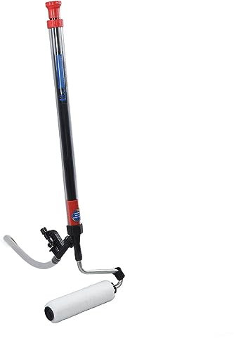 Self Priming Paint Roller Kit with Automatic Spray Gun Wool Brush High Pressure Wand Anti Drip Design