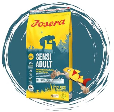 Josera - Hundefutter -Josera Exclusive SensiAdult - Trockenfutter 12,5 KG + Goodie Hai - hochverdauliches Hundefutter für aktive Hunde