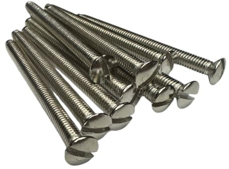 M3.5 x 25mm Electrical Machine Screws - Pack of 20 | Suitable for Light Switch & Plug Socket Faceplates