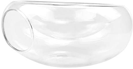 DONFAMDS Ensaladera Creativa De Vidrio Transparente Apertura Lateral Para Bodas