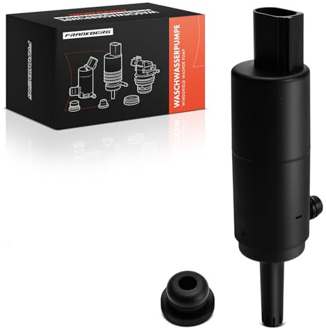 Frankberg Scheibenwaschpumpe Waschwasserpumpe Vorne Hinten 2-Polig | 2108691121; Kompatibel mit CLS Shooting Brake X218, C-Klasse Coupe C204, CLK C208, CLC-Klasse CL203, CLK Cabriolet A208