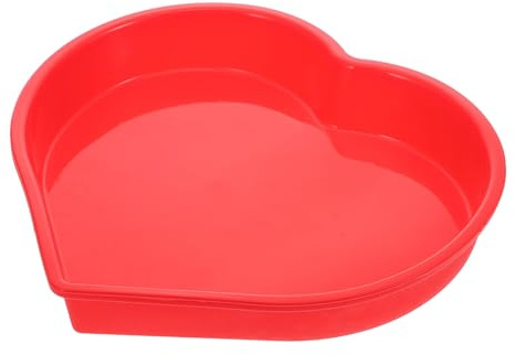 IMIKEYA Molde de Silicona para Repostería Forma Corazón Amoroso Molde DIY Reutilizable para Chocolate Pasteles y Bizcochos Apto para Horno Fácil de Desmoldar y Lavar