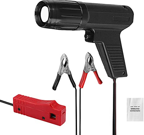 VOBOR Strobolyktlampa 12V, Synchroniseringspistolen för Bil, Ångbåt, Motorcykel, Verktyg för Inställning av Tändpunkt, Blixtpistol