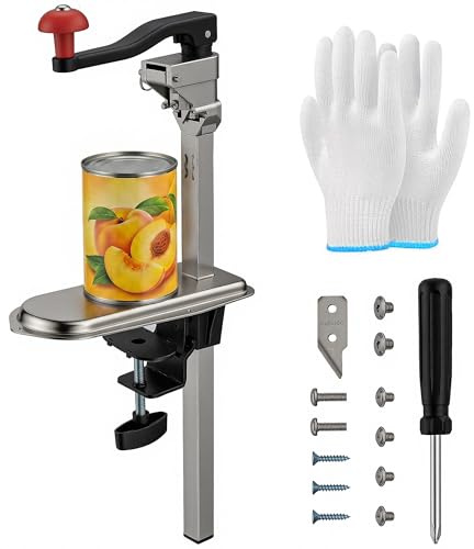lesolar Bench Can Opener,Commercial Heavy Duty Tin Opener,Stainless Steel Bench Can Opener for Cans,Commercial Kitchen,Restaurant,Hotel,Food Factory