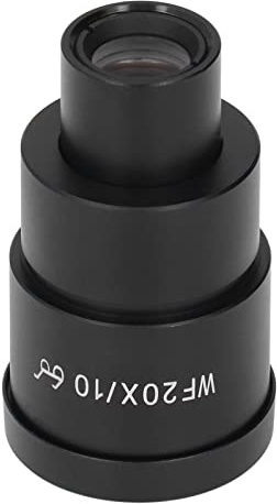 Ejoyous WF20X Mikroskop-Okular, Optisches Glas, Stereo-Mikroskop-Okular, 30 Mm Schnittstelle, 10 Mm Feld, Hoher Augenpunkt, Breites Feld für Benutzer von Stereomikroskopen mit Kontinuierlichem Zoom