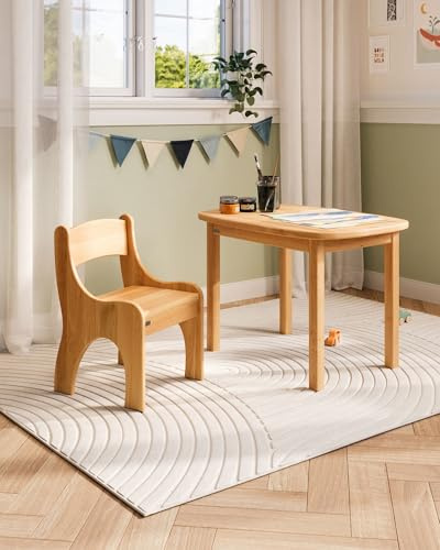 Original Levin Sitzgruppe von BioKinder® | Kindersitzgruppe Tisch & Stuhl aus Bio-Erlen-Massivholz, natürlich geölt