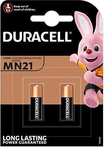 Duracell Piles Spéciales Bouton Lithium Type MN21 Pack de 2