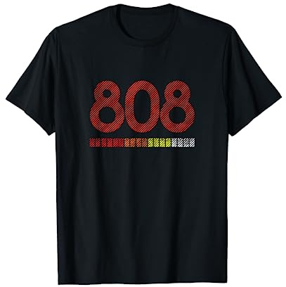 808 Retro Roland Electronic Drum Machine Langarmshirt