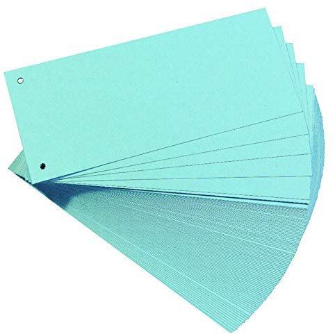 Herlitz 10843480 Trennstreifen, 500-er Packung, Blau