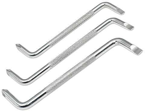 Kyuionty 3-teiliges Winkelschraubendreher-Set, rechtwinkliger Kreuzschlitzschraubendreher und Schlitzschraubendreher in Z-Form