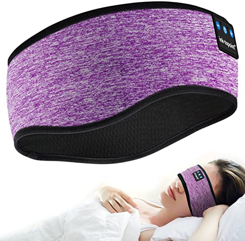 ink-topoint Sleep Headphones Headband Bluetooth 5.4 Soft Headphones for Sleeping & Sport with Thin Speakers,Wireless Music Earphones Tech Gifts for Men Women Teens Yoga Workout Fitness Relax Travel
