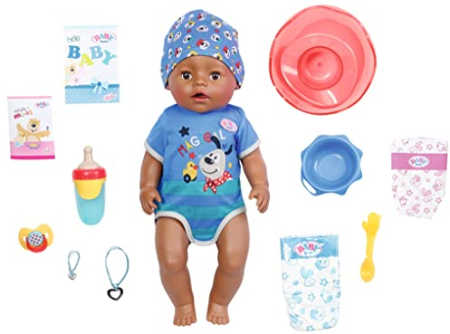 BABY Born Zapf Creation 831656 Magic Boy DoC 43 cm & 826508 Windeln für 43cm Puppe - Einfach für Kleine Hände, Kreatives Spiel fördert Empathie & Soziale Fähigkeiten, für Kleinkinder ab 3 Jahren
