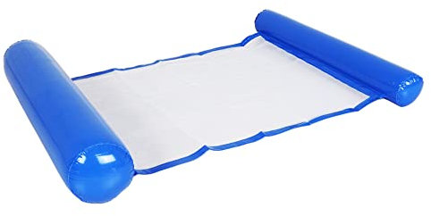 GDYS Aufblasbarer Pool Schwimmende Wasserhängematte Aufblasbare Mehrzweck-hängematte Wasserhängematte Lounge Für Erwachsene Pool Oder Strand Mit Inflator (blau)