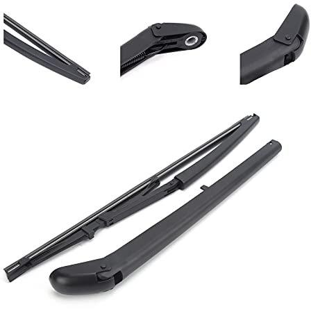 147 Tergicristallo Posteriore Tergicristallo 2 Pezzi Braccio Tergicristallo Lama in Gomma Lunotto Posteriore Sostituzione Automatica per 147 2000-2010